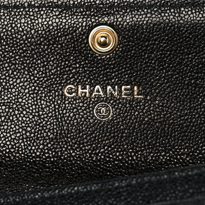 Chanel Caviar Quilted Boy Flap Card Holder Black 6 of 10