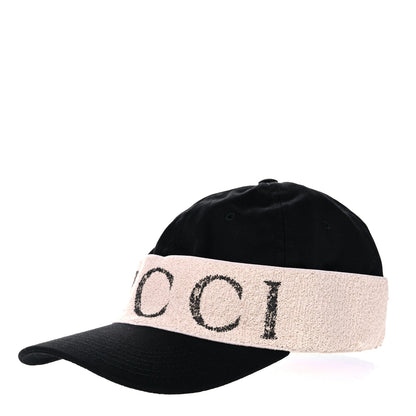 Gucci Gabardine Gucci Headband Baseball Hat L Black 2 of 10