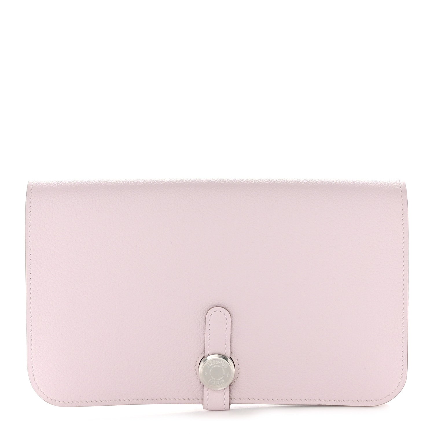 Hermes Evercolor Dogon Duo Wallet Mauve Pale 1 of 9