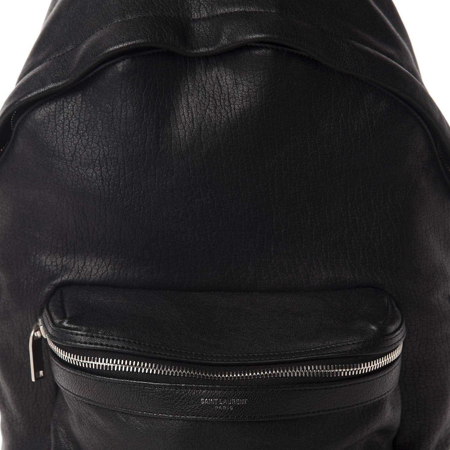 Saint Laurent Lambskin Mini City Backpack Black 9 of 9