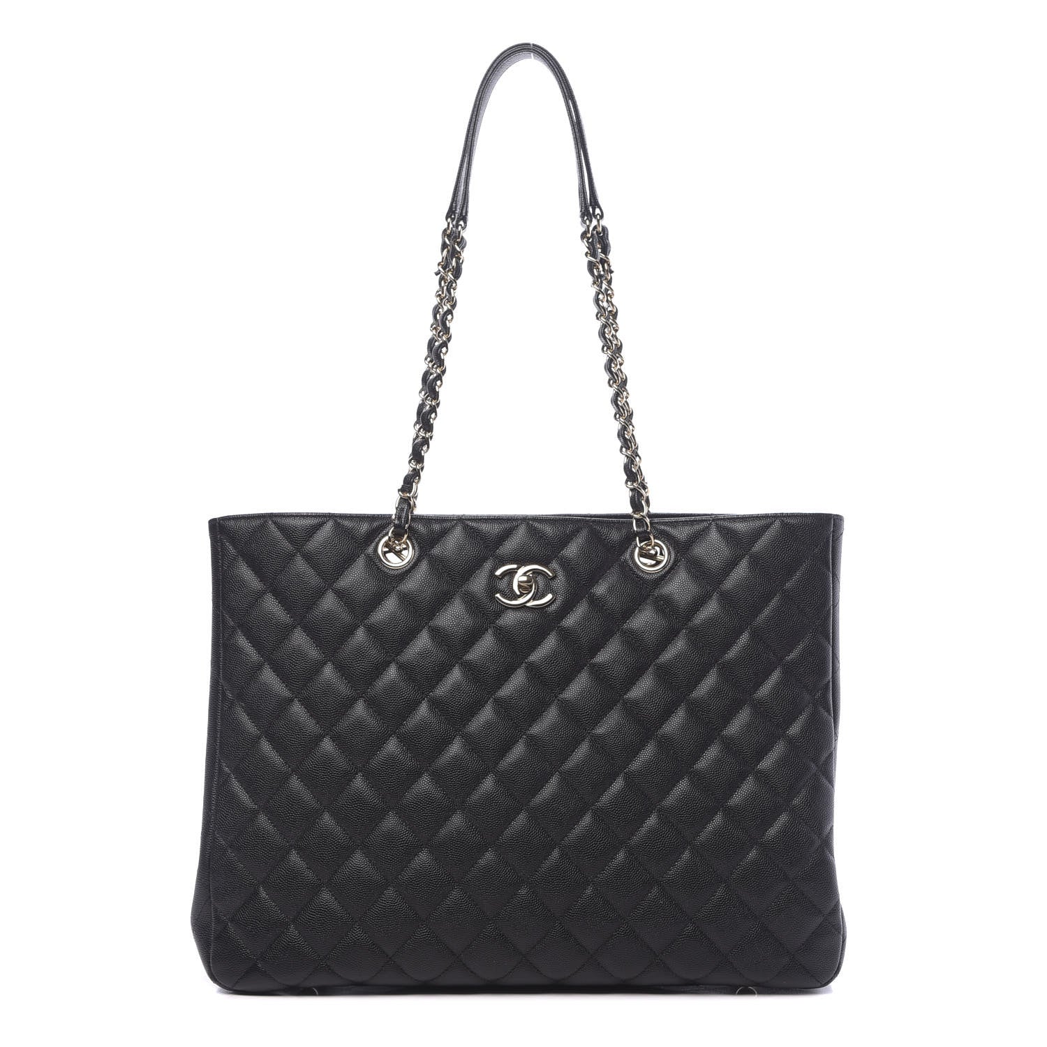 Chanel Caviar Quilted Large Shopping Tote Black 1 of 10