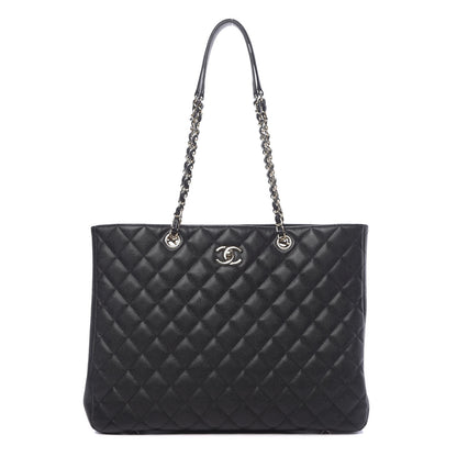 Chanel Caviar Quilted Large Shopping Tote Black 1 of 10