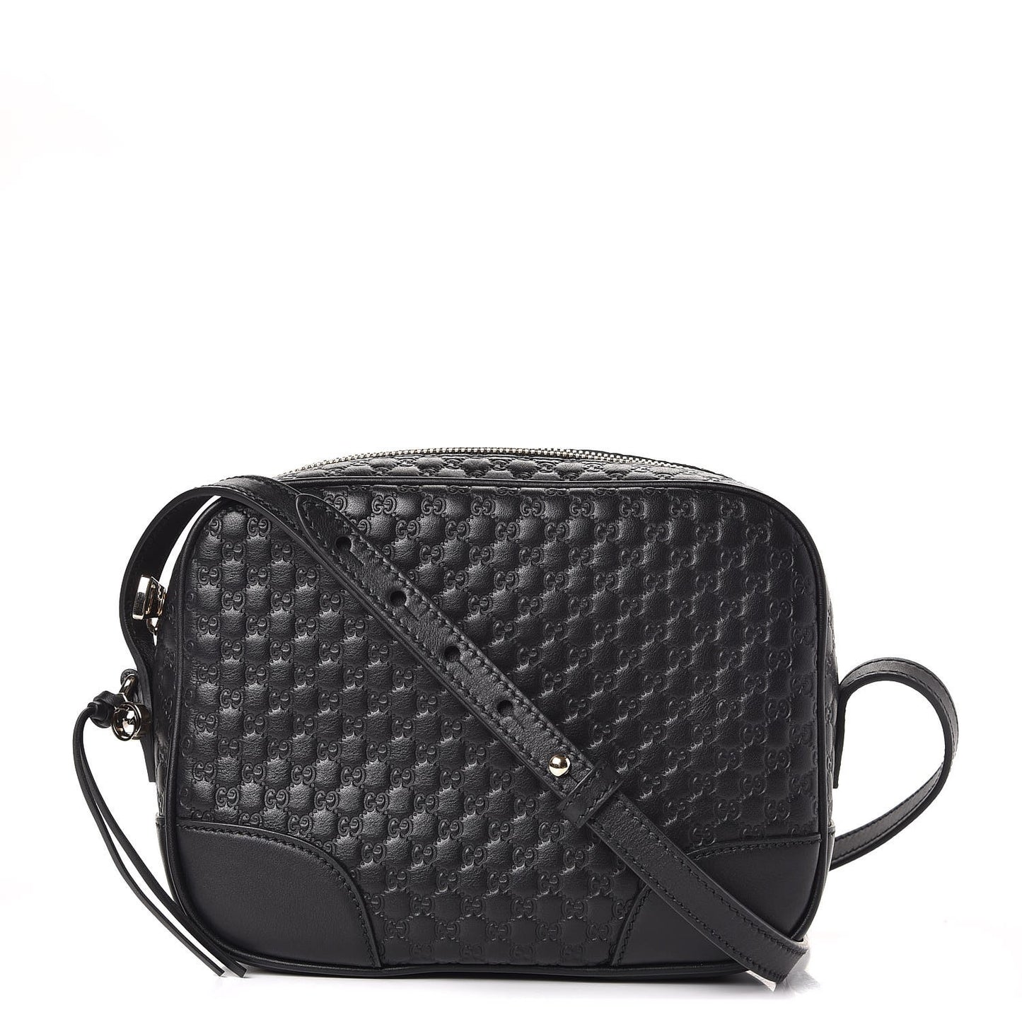 Microguccissima Mini Bree Messenger Bag Black