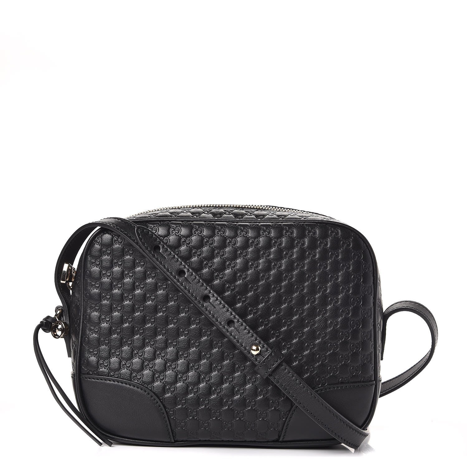 Gucci Microguccissima Mini Bree Messenger Bag Black 1 of 7