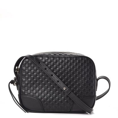 Gucci Microguccissima Mini Bree Messenger Bag Black 1 of 7