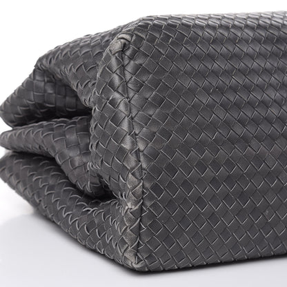 Bottega Veneta Nappa Intrecciato Medium Roma Tote Ferro Gray 7 of 20