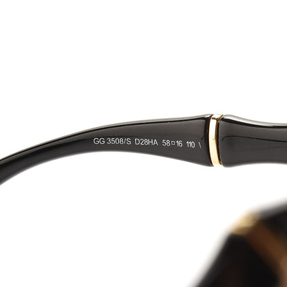 Gucci Bamboo Effect Sunglasses 3508/S Black 5 of 7
