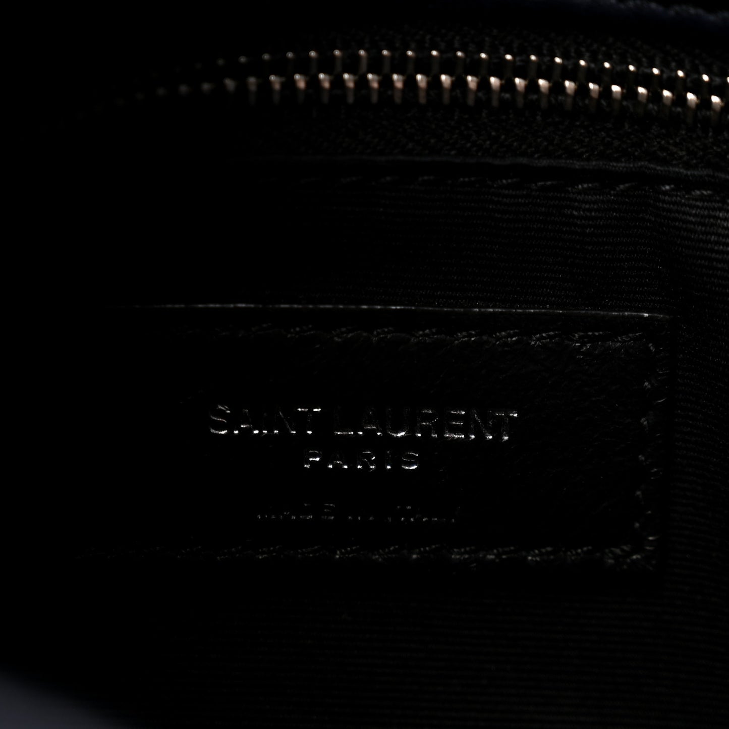 Lambskin Quilted Small Loulou Puffer Monogram Chain Satchel Marine