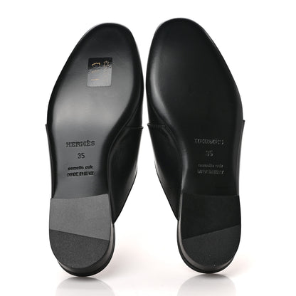 Hermes Supple Goatskin Catena Mules 35 Black 7 of 9