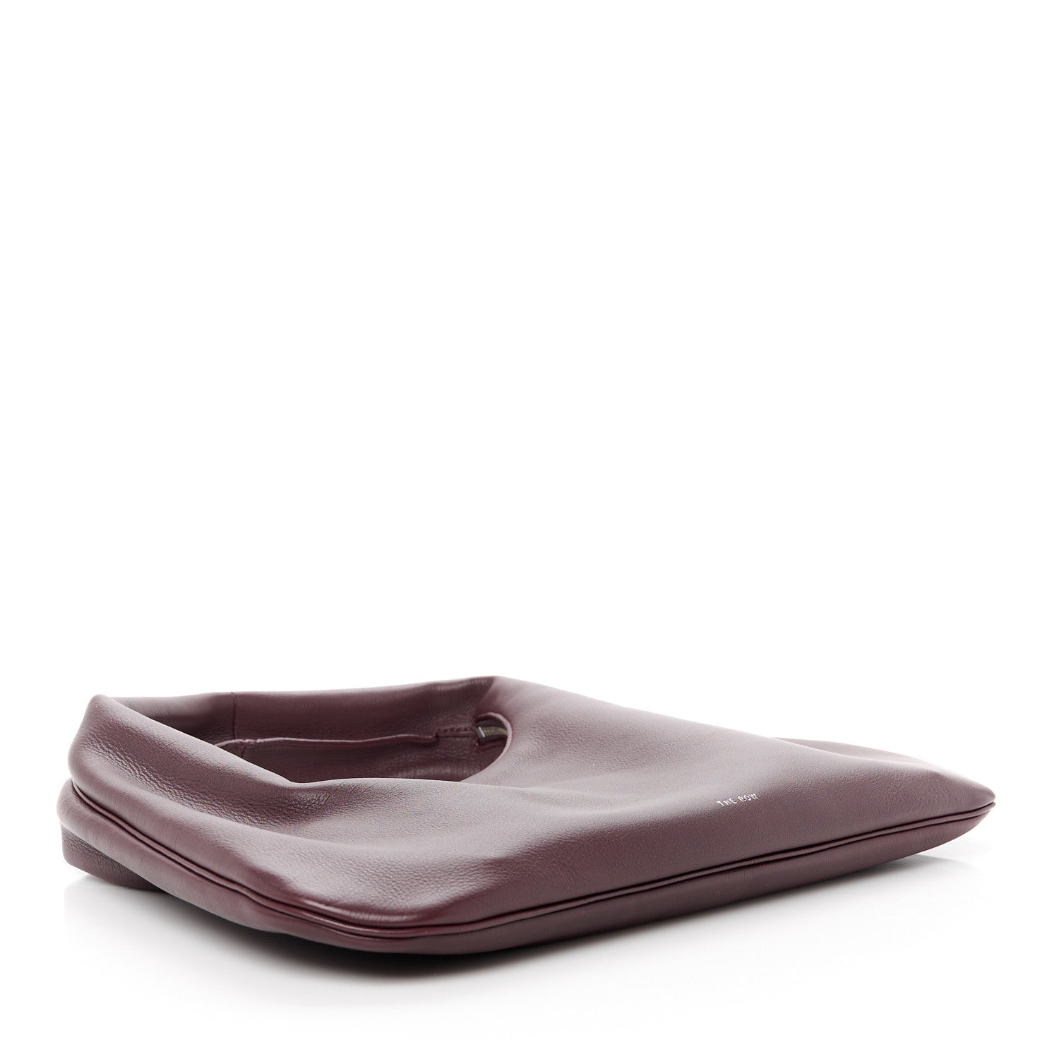 The Row Grained Calfskin Small Everyday Shoulder Bag Eggplant 4 of 9