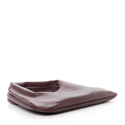 The Row Grained Calfskin Small Everyday Shoulder Bag Eggplant 4 of 9