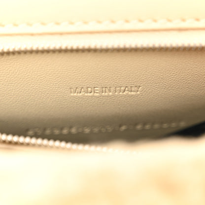 Balenciaga Curly Faux Shearling Small Hourglass Top Handle Bag Beige 8 of 12