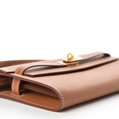 Hermes Epsom Kelly Wallet To Go Gold 5 of 9
