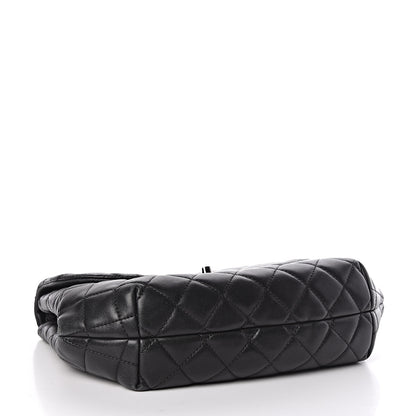 Chanel Lambskin Quilted Small Daily Supple Flap Black 4 of 12