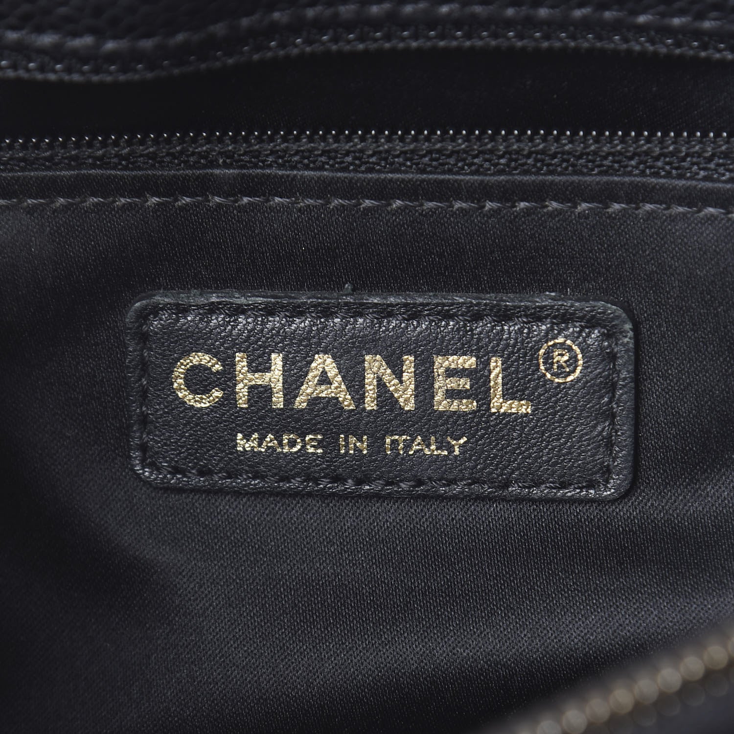 Chanel Caviar Quilted Grand Shopping Tote GST Black 6 of 10