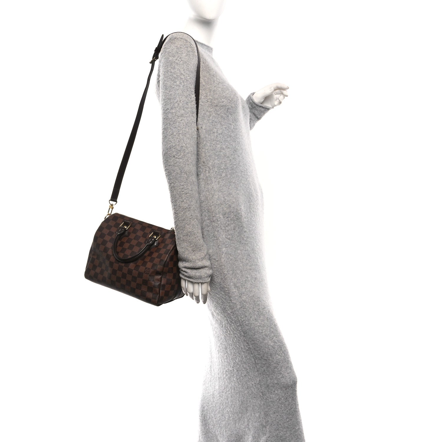 Louis Vuitton Damier Ebene Speedy Bandouliere 25 2 of 11