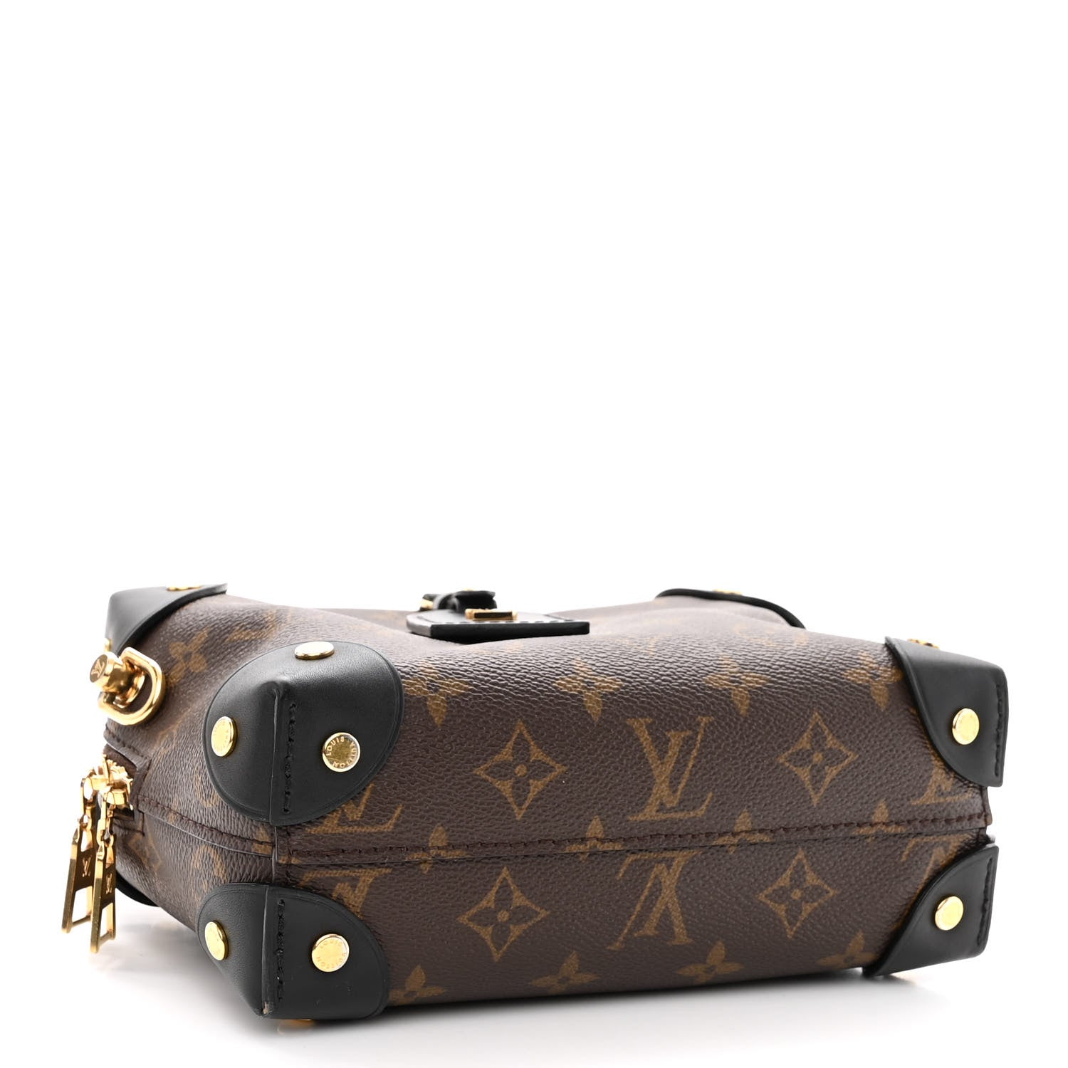 Louis Vuitton Monogram Petite Malle Souple Black 4 of 10