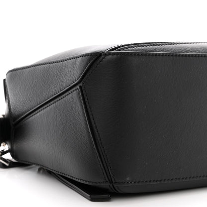 Loewe Calfskin Small Puzzle Bag Black 9 of 10