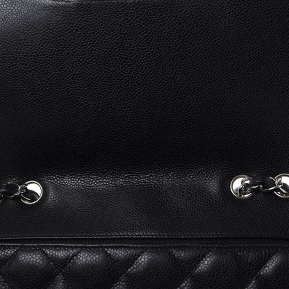 Chanel Caviar Quilted Jumbo Single Flap Black 8 of 8