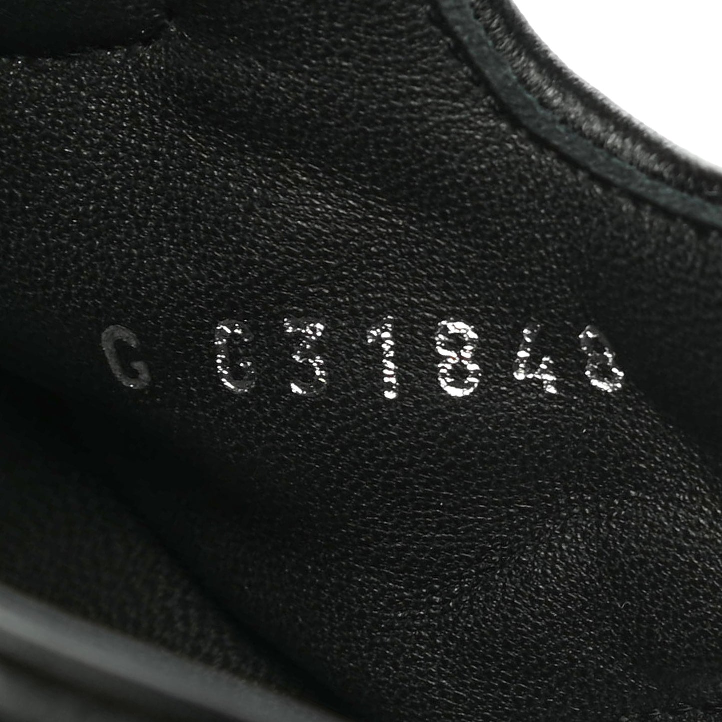 Lambskin Velcro Dad Sandals 38.5 Black
