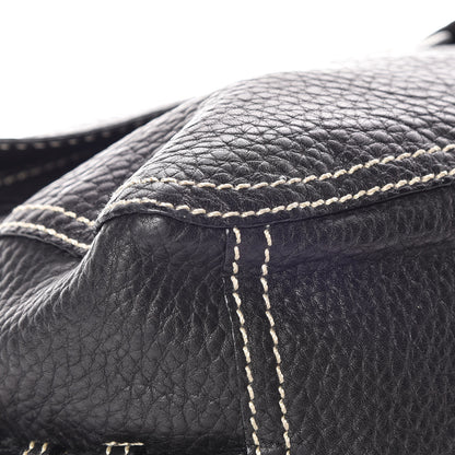 Prada Vitello Daino Hobo Black 9 of 12