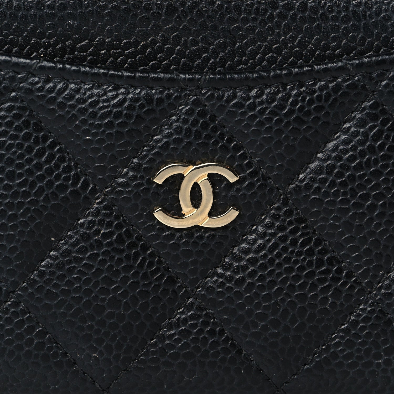 Chanel Caviar Quilted Card Holder Black 9 of 9