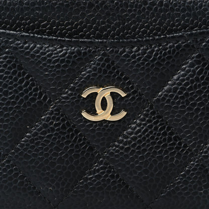 Chanel Caviar Quilted Card Holder Black 9 of 9