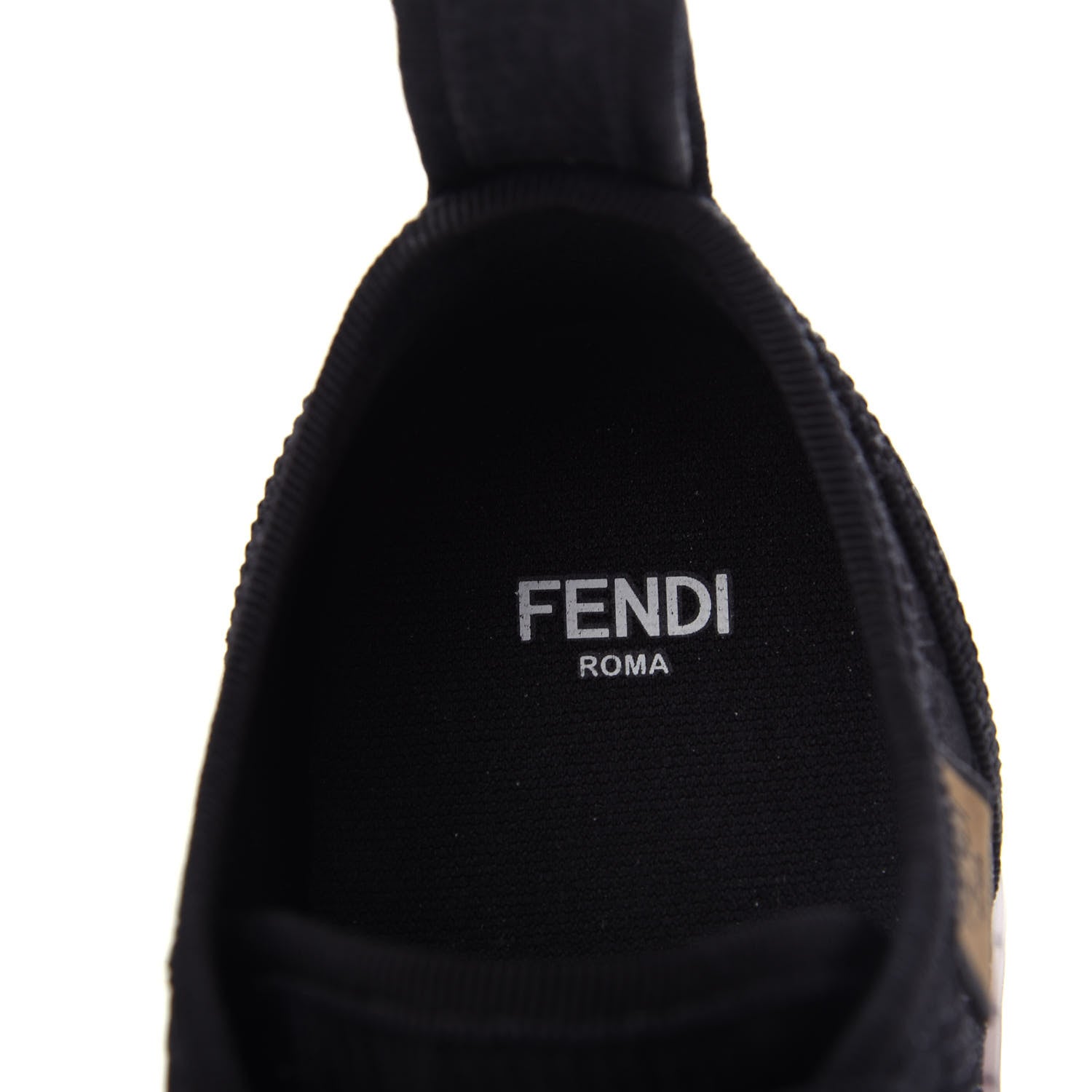 Fendi Corda FF Promenade Low Top Sneakers 37.5 Black 8 of 11