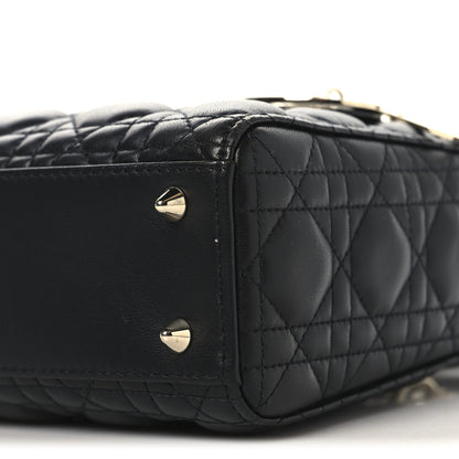 Christian Dior Lambskin Cannage Small My ABCDior Lady Dior Black 10 of 10