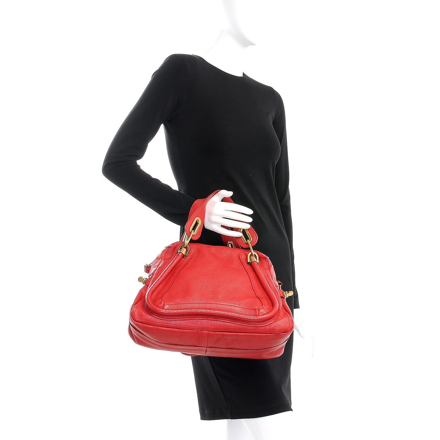 Calfskin Medium Paraty Holly Berry