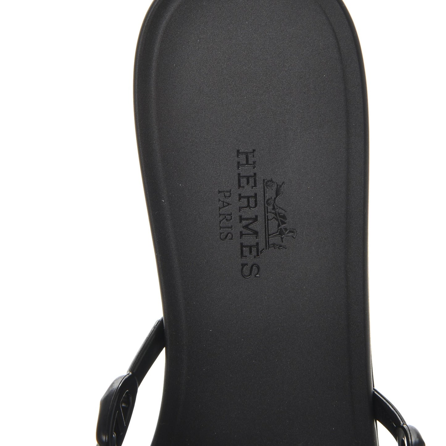 Rubber Chaine d'Ancre Rivage Sandals 35 Black
