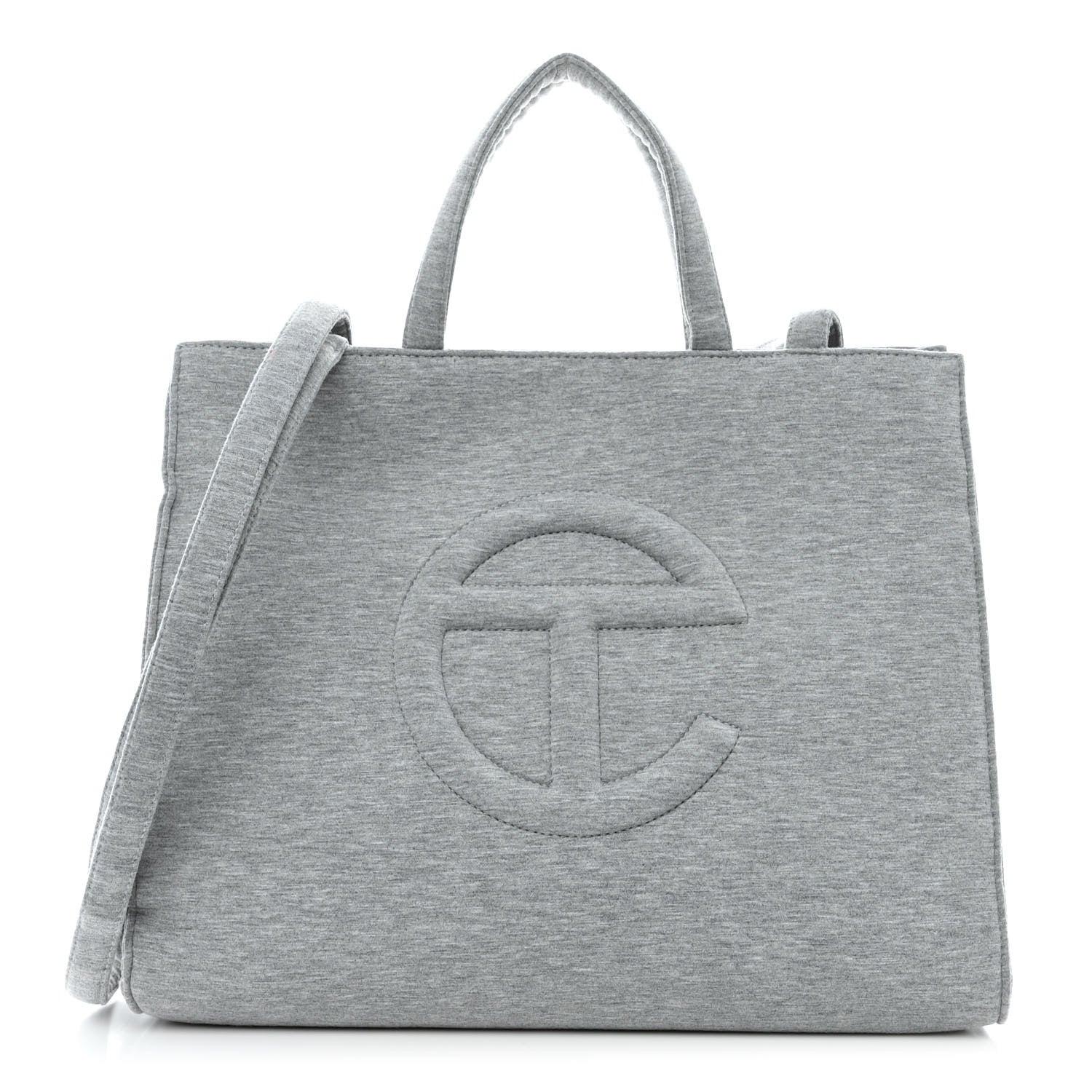 Telfar X UGG Fleece Medium Shopping Bag Grey 1 of 13