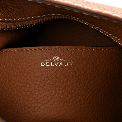 Delvaux Taurillon Pin Daily Surpique Bucket Vegetal Ivory 6 of 9