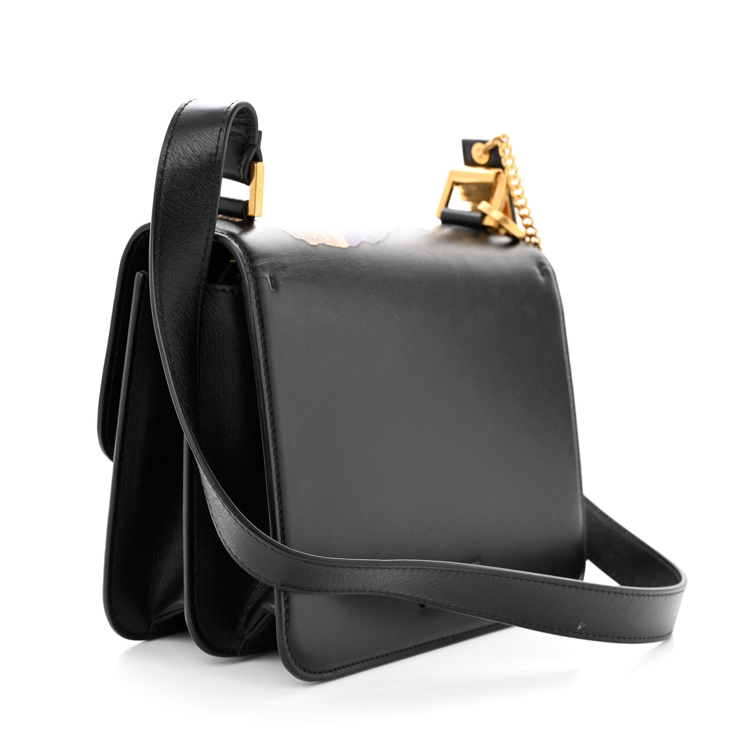 Valentino Garavani X UNDERCOVER Smooth Calfskin Cosmos Print Large VSling Shoulder Bag Black 3 of 11