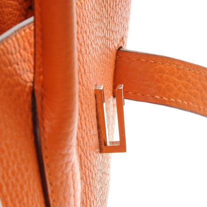 Hermes Taurillon Clemence Birkin 35 Orange 19 of 30