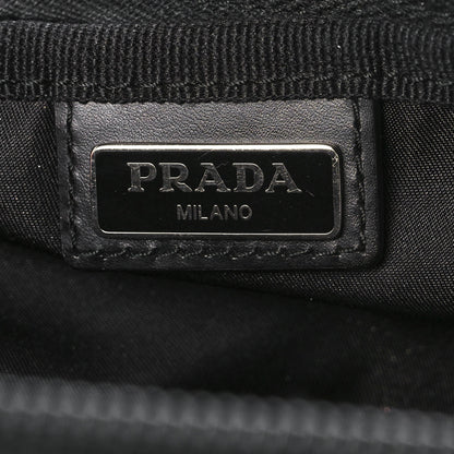 Prada Nylon Vela Cosmetic Pouch Black 6 of 12
