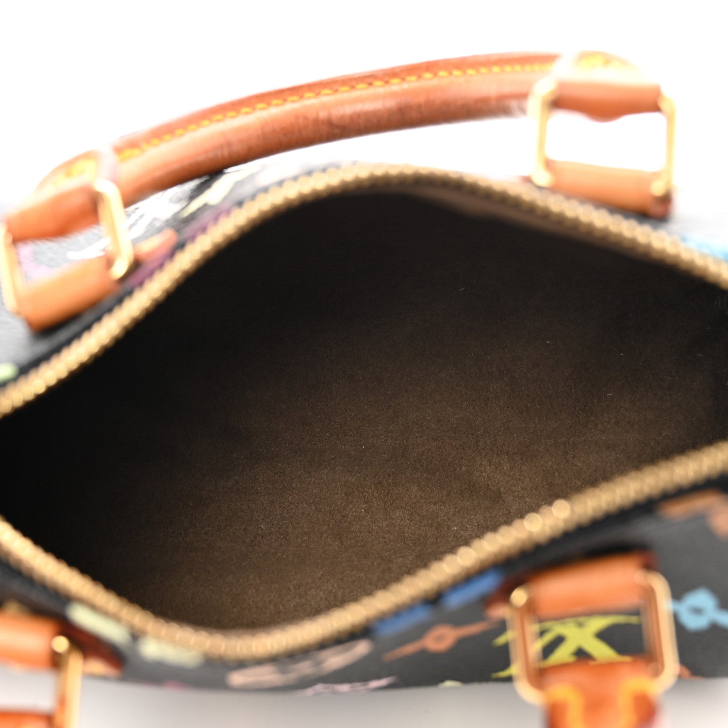 Louis Vuitton Monogram Multicolor Mini Sac HL Speedy Black 5 of 10