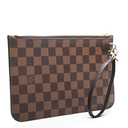 Louis Vuitton Damier Ebene Neverfull MM GM Pochette 3 of 9