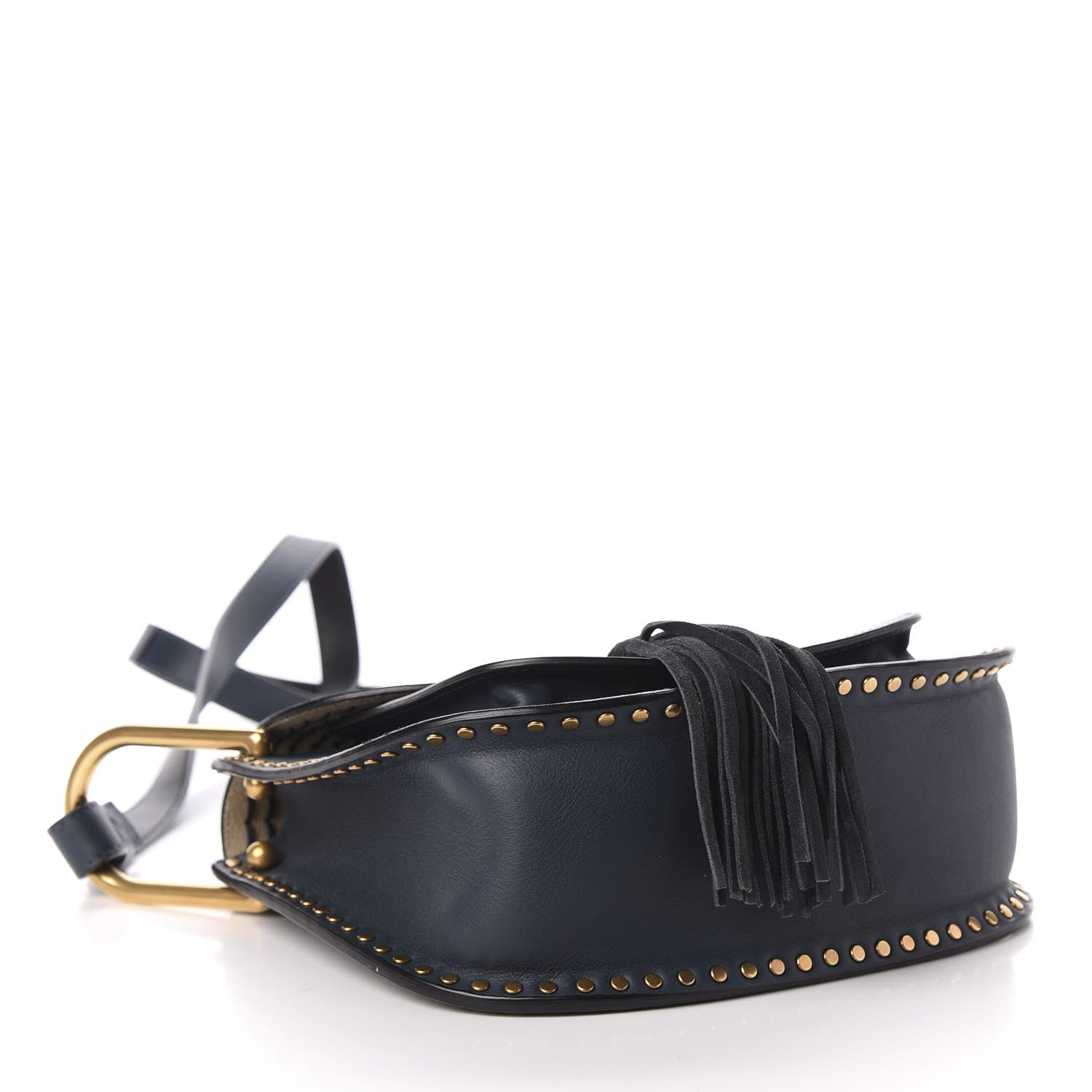 Chloe Calfskin Braided Small Hudson Shoulder Bag Silver Blue 4 of 10