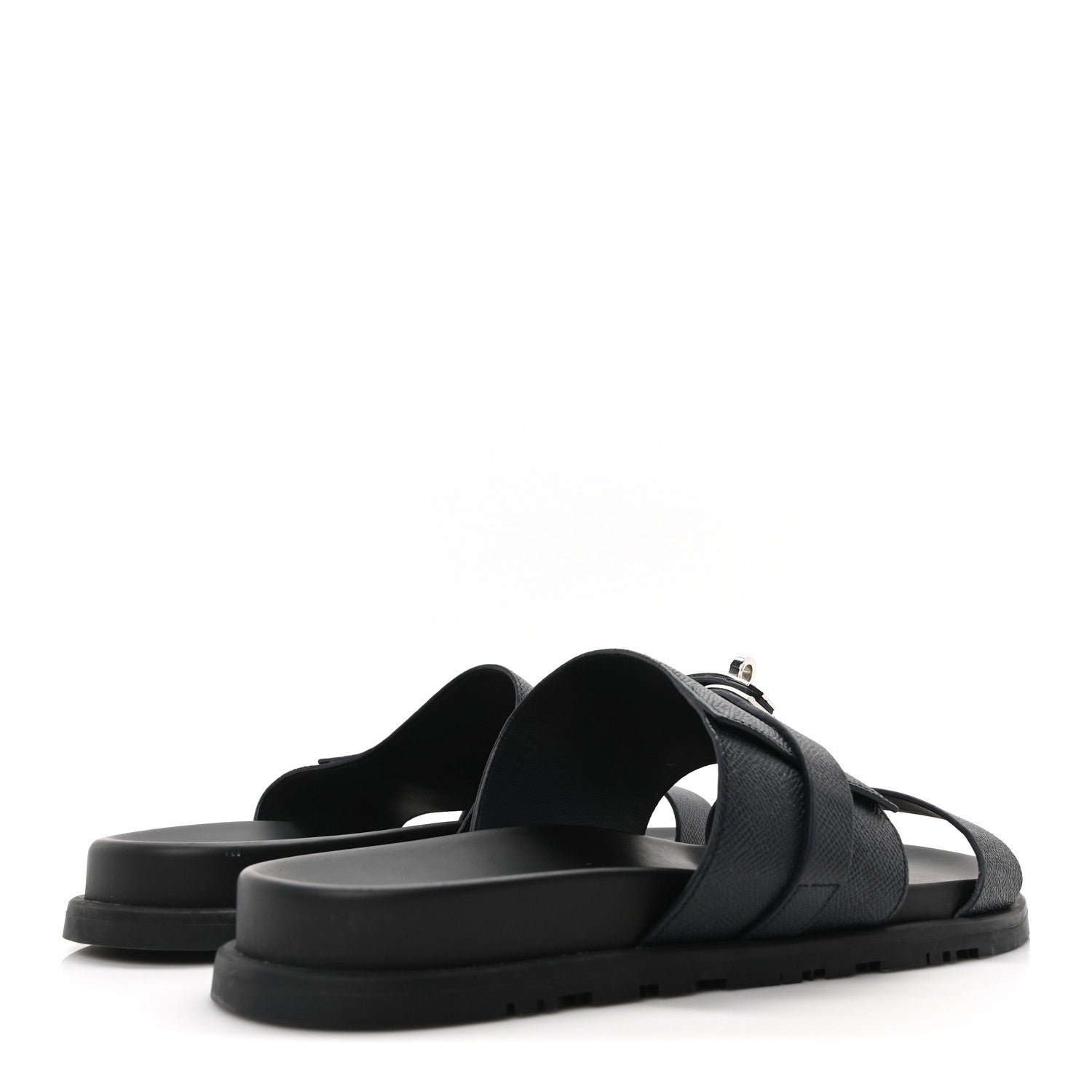 Hermes Epsom Mens Jackson Sandals 44.5 Marine 5 of 8