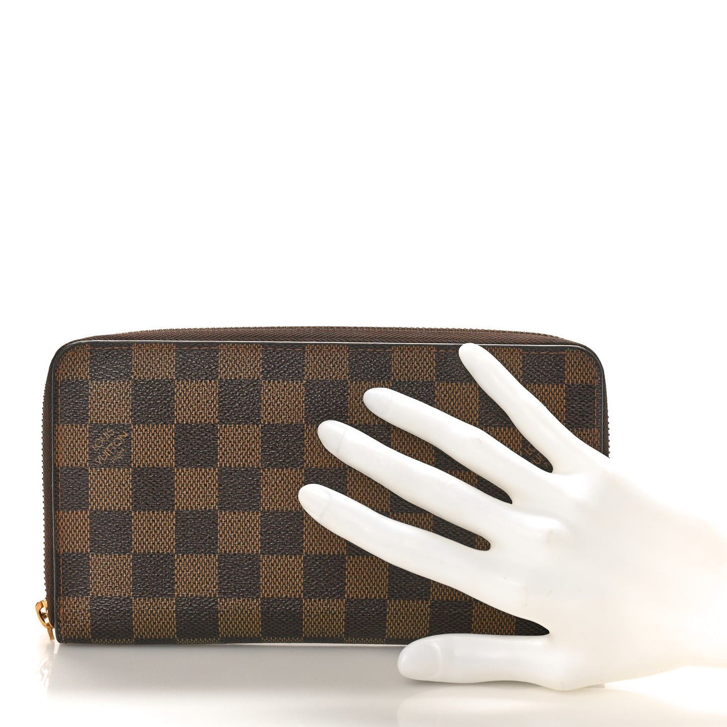 Damier Ebene Zippy Organizer Wallet