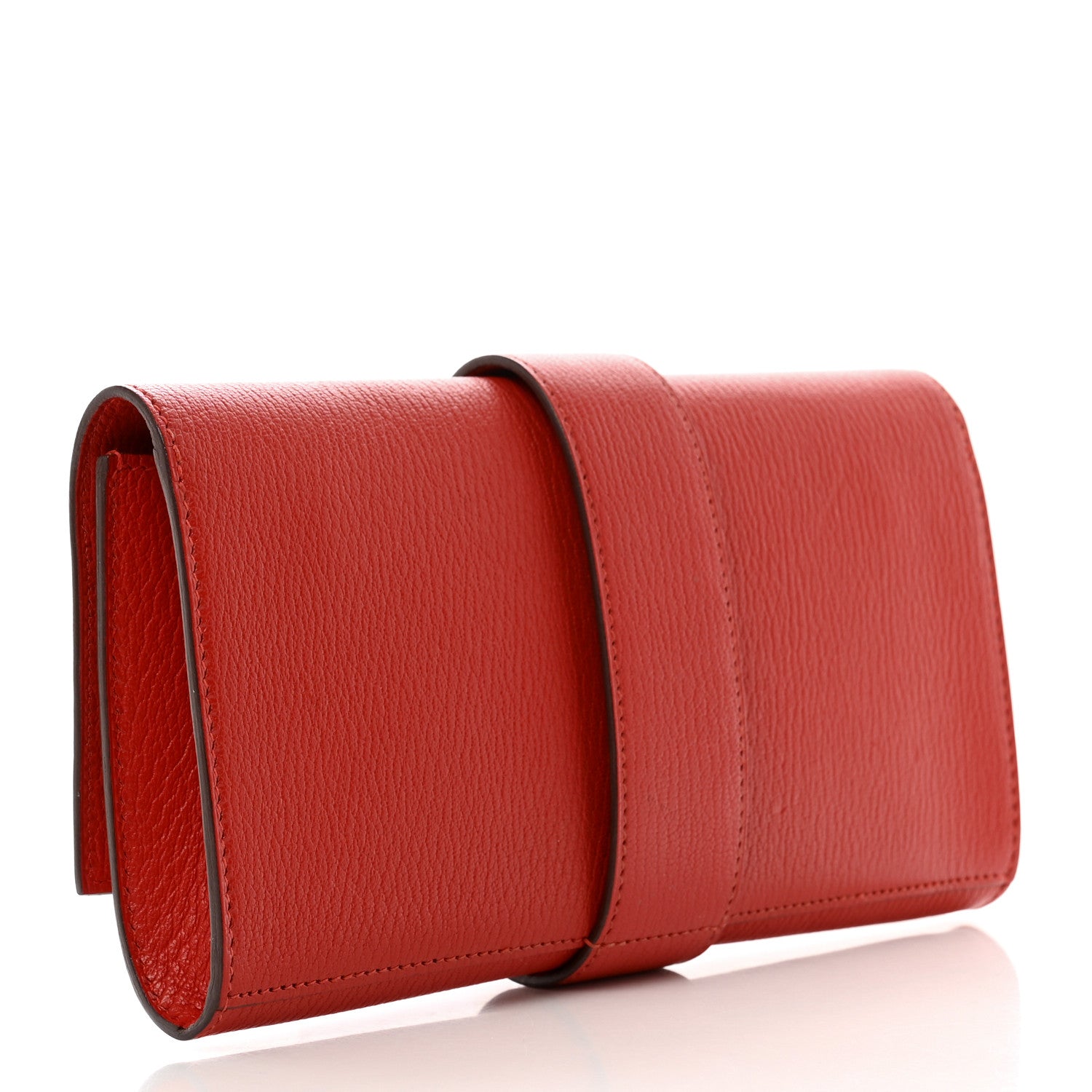 Hermes Chevre Mysore Medor 23 Clutch Rouge Tomate 3 of 9