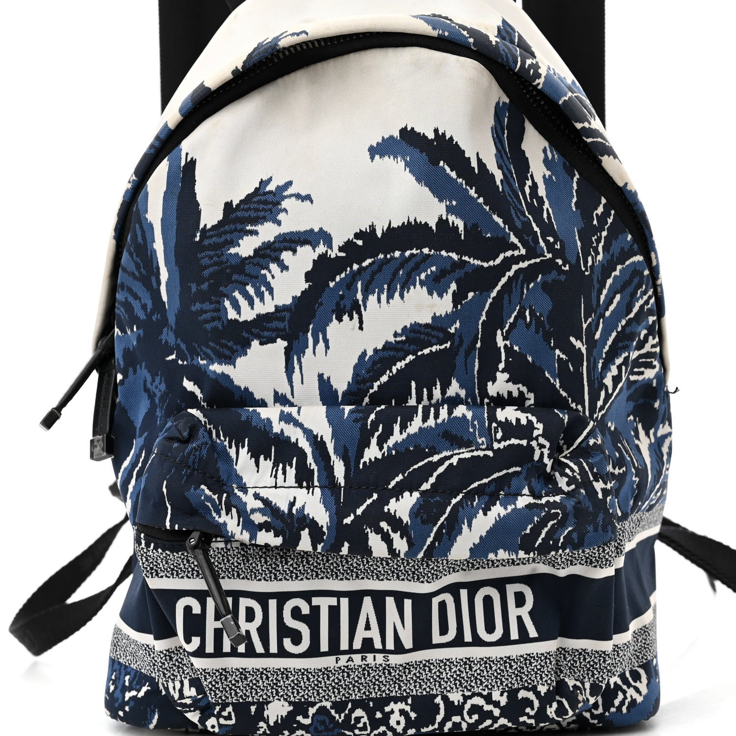 Christian Dior Nylon Technical Fabric Diortravel Backpack Blue 7 of 12