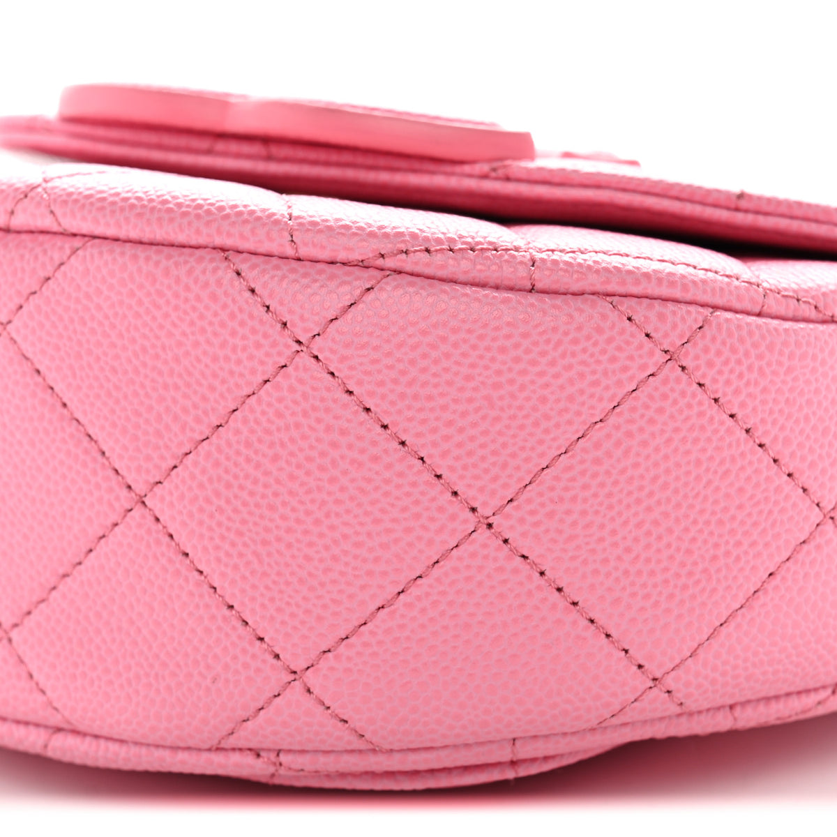 Chanel Caviar Quilted Mini Messenger Flap Light Pink 10 of 10