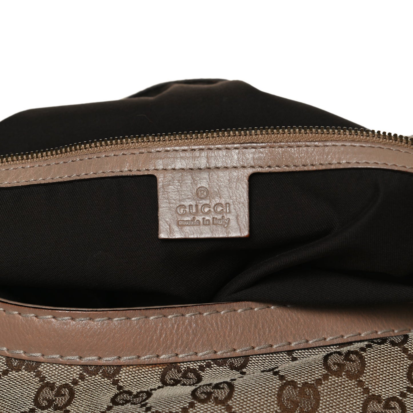 Monogram Large Jockey Hobo Beige