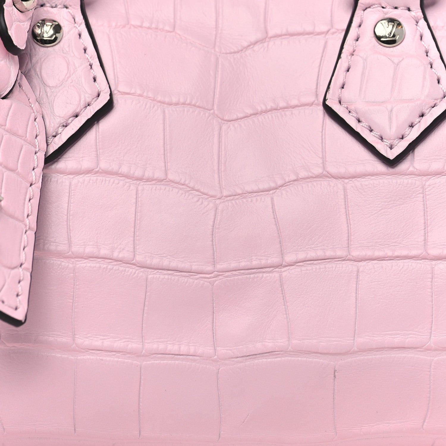 Louis Vuitton Alligator Nano Speedy Pink 7 of 9