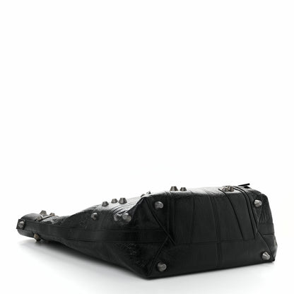 Balenciaga Agneau Arena Large Le Cagole Carry All Bag Black 4 of 10