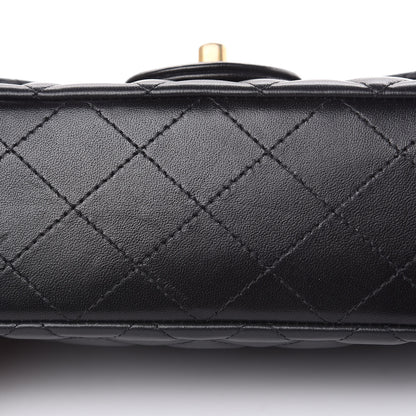 Chanel Lambskin Quilted Mini Rectangular Flap Black 10 of 12