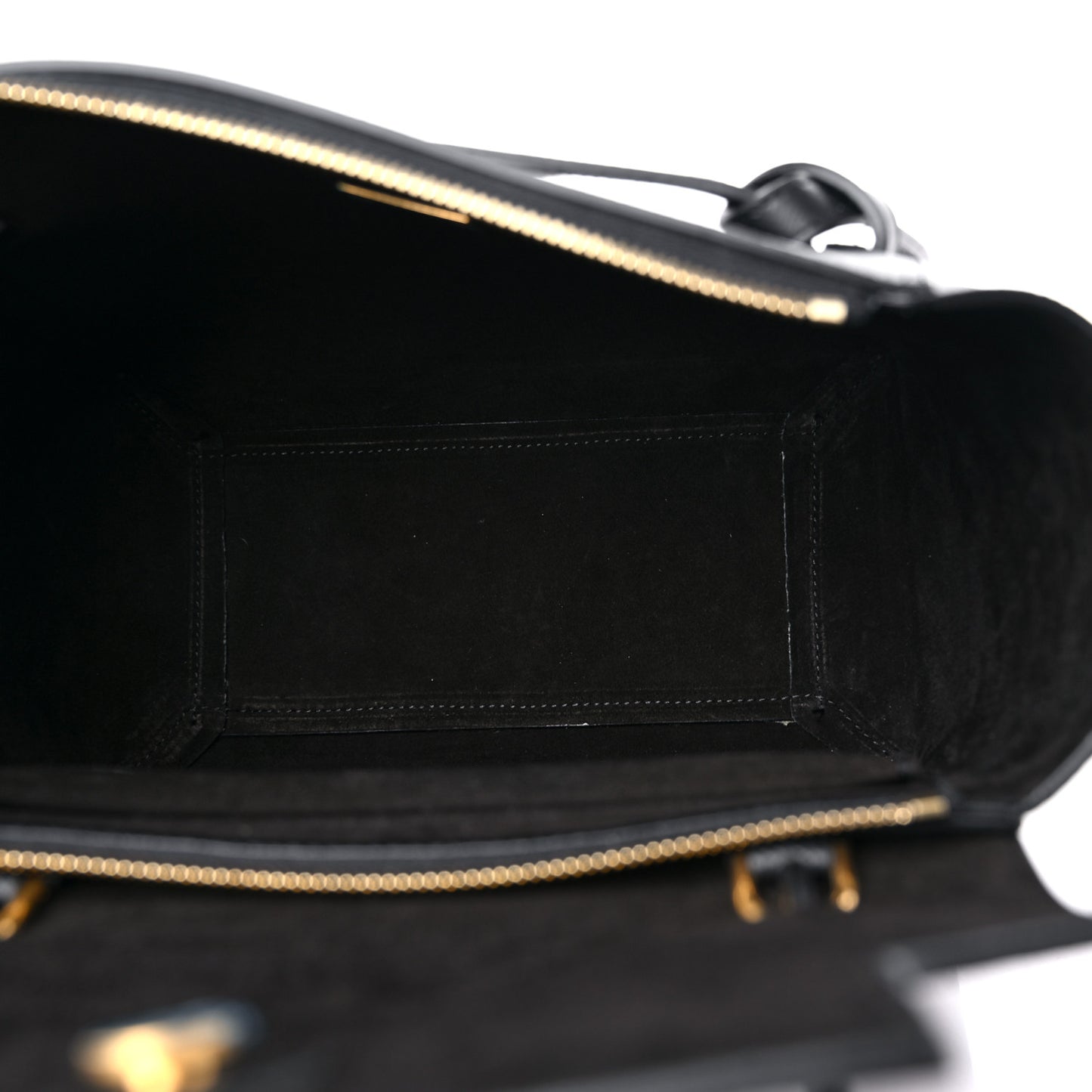 Grained Calfskin Micro Belt Bag Black