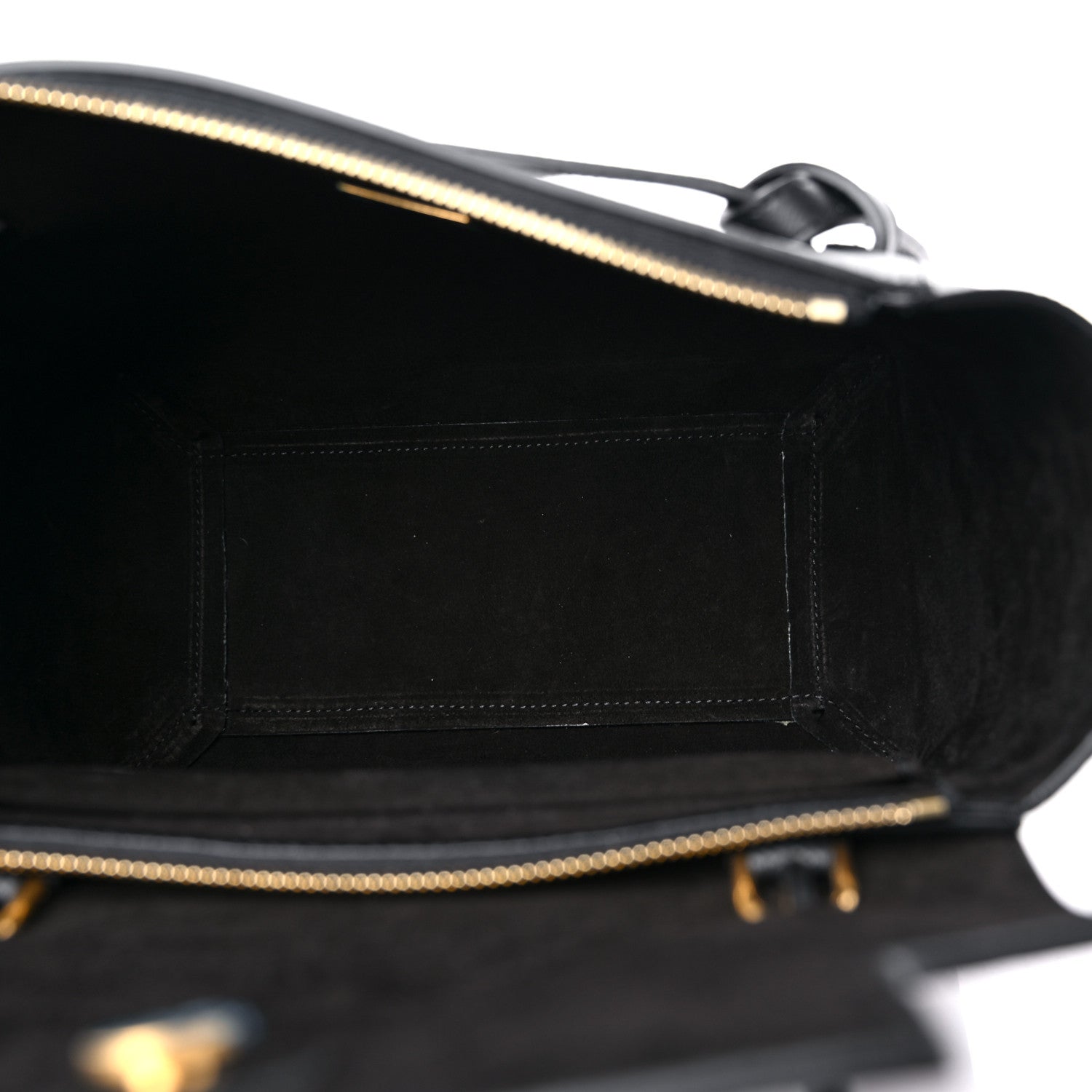 Celine Grained Calfskin Micro Belt Bag Black 5 of 10